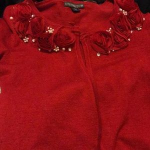 Covington red sweater